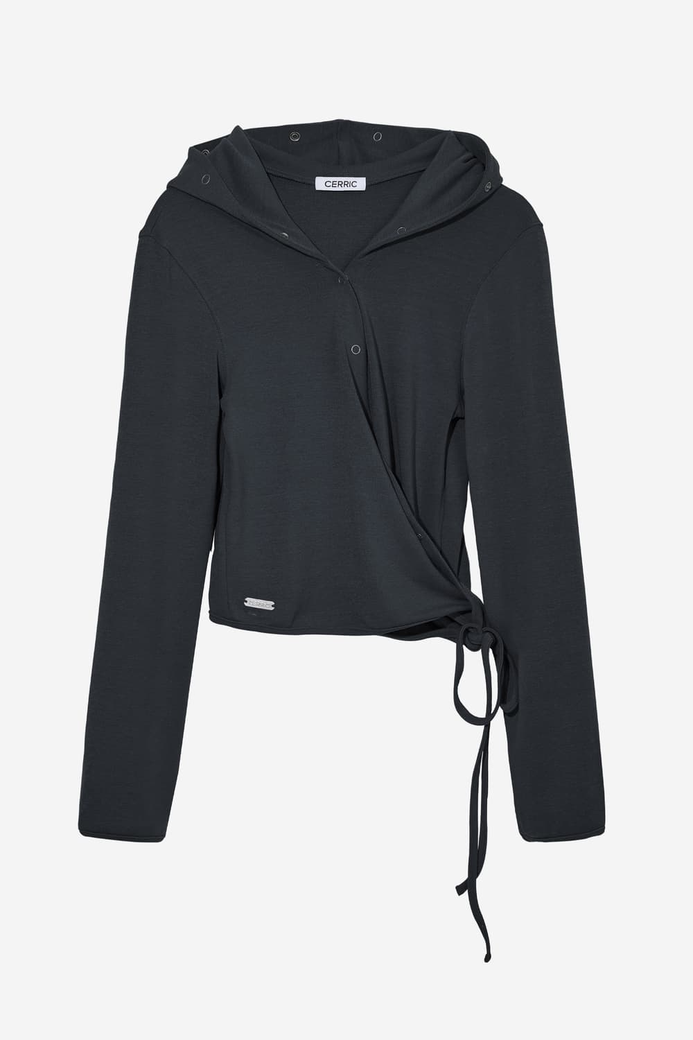 [CERRIC] 세릭 랩 후드 가디건(차콜) 상품이미지1