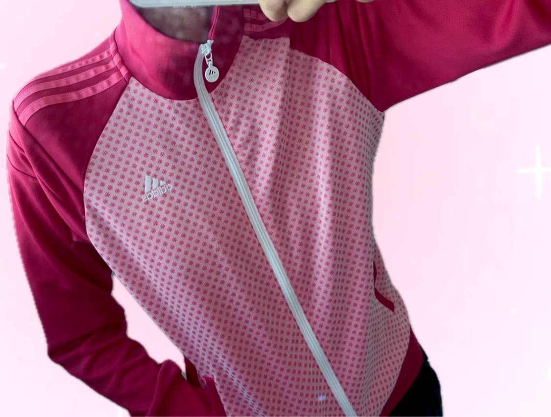 빈티지 아디다스 climalite 진핑크 져지 💖 상품이미지2