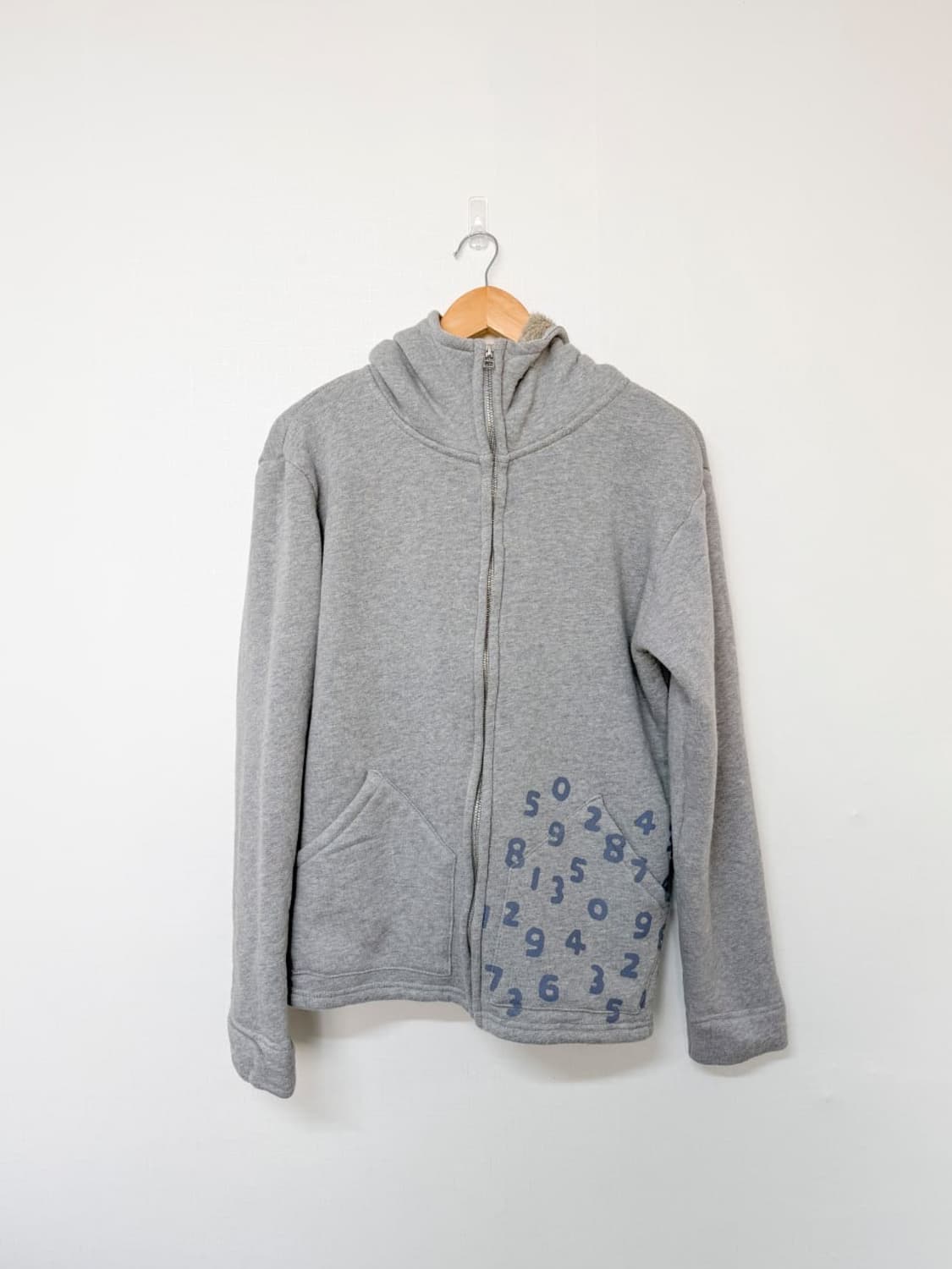 sousou 보아 니트 후드 집업 상품이미지5