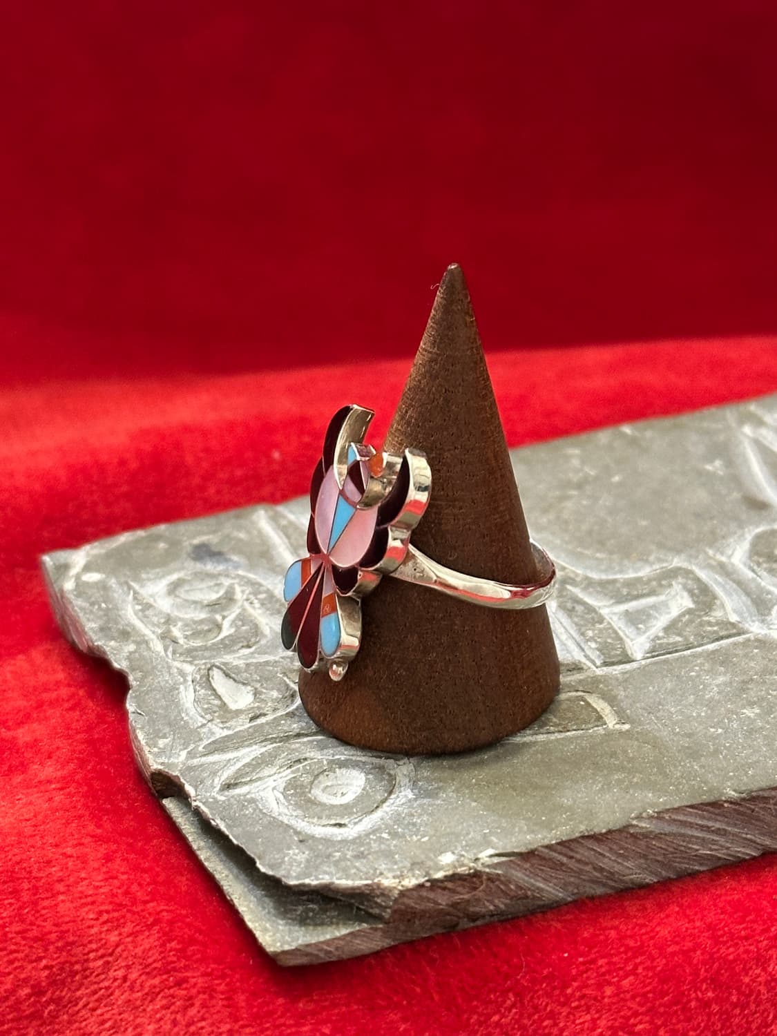 70s Zuni Thunderbird Inlay Sterling Si 상품이미지2