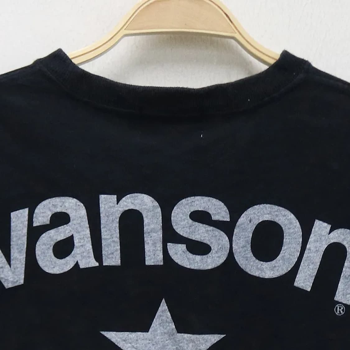 밴슨 레더 로고 반팔 티셔츠 55665 상품이미지5