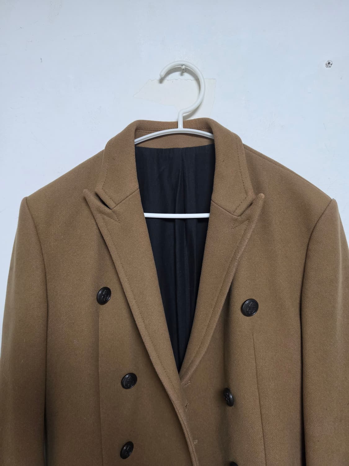 SYSTEM 캐시미어 울 더블 코트 브라운 100 상품이미지3