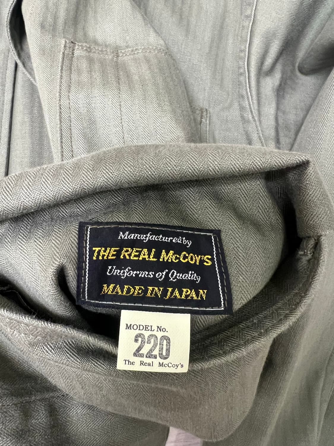 리얼맥코이 N-3 유틸리티 HBT 자켓 (38) 상품이미지8