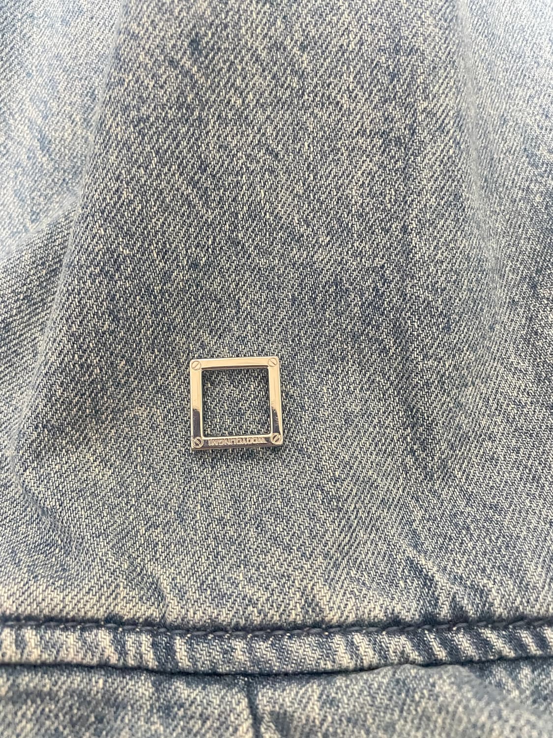 우영미 데님 후드 패딩 / 48사이즈 히 해 상품이미지5