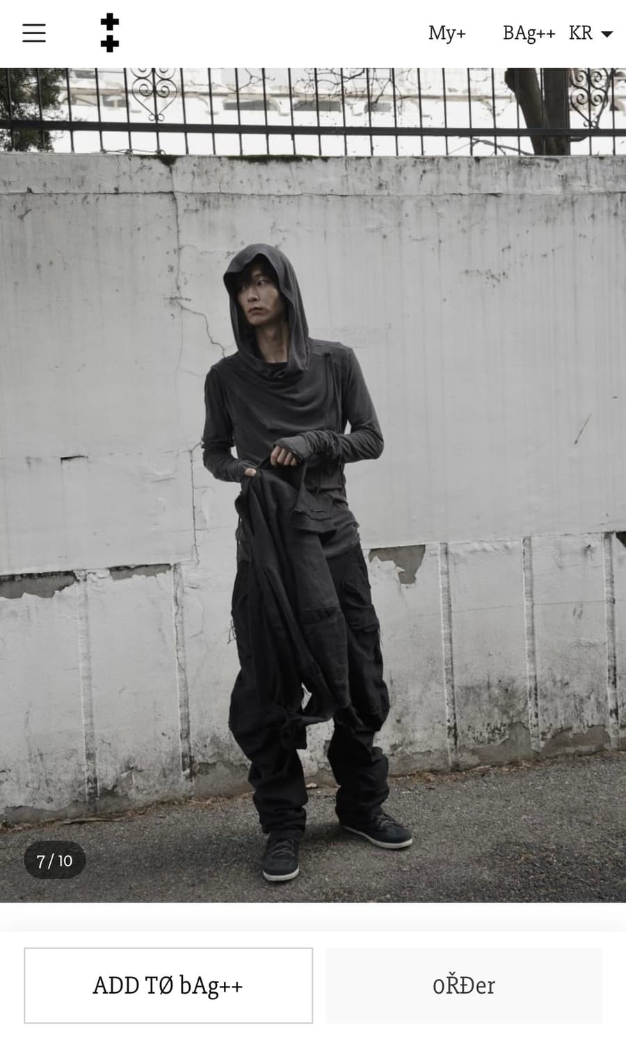하르테올뎀 Hooded Fract Sleeve 상품이미지1