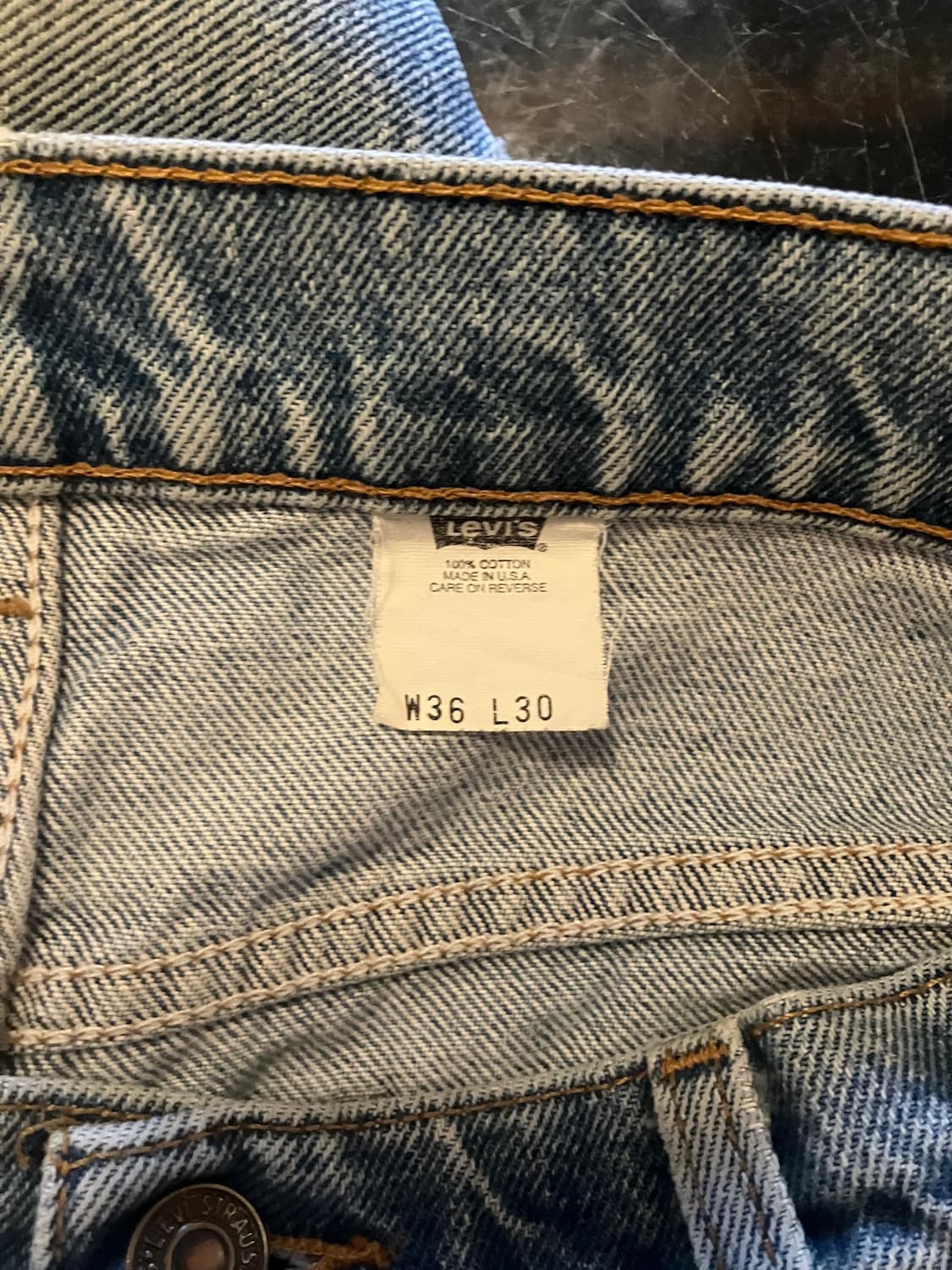 90s USA Levis 517 Boot Cut Denim Pants 상품이미지9