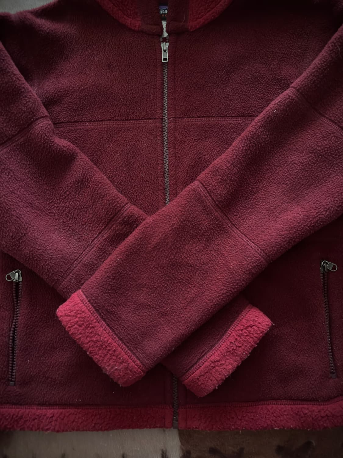 00s USA 파타고니아 신칠라 플리스 후드집업 상품이미지5