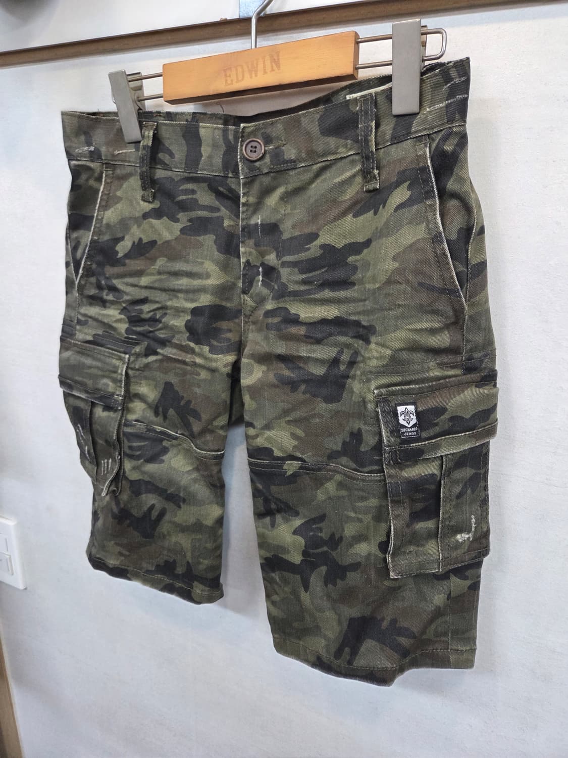 버커루 빈티지 카모 카고 반바지 28 상품이미지5