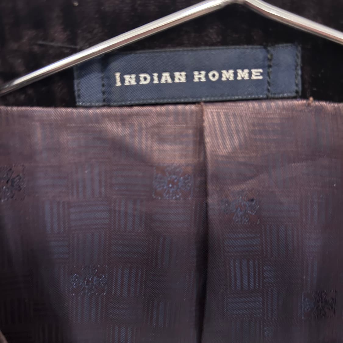 인디안 옴므 큐프라 벨벳 투버튼 블레이져 상품이미지3