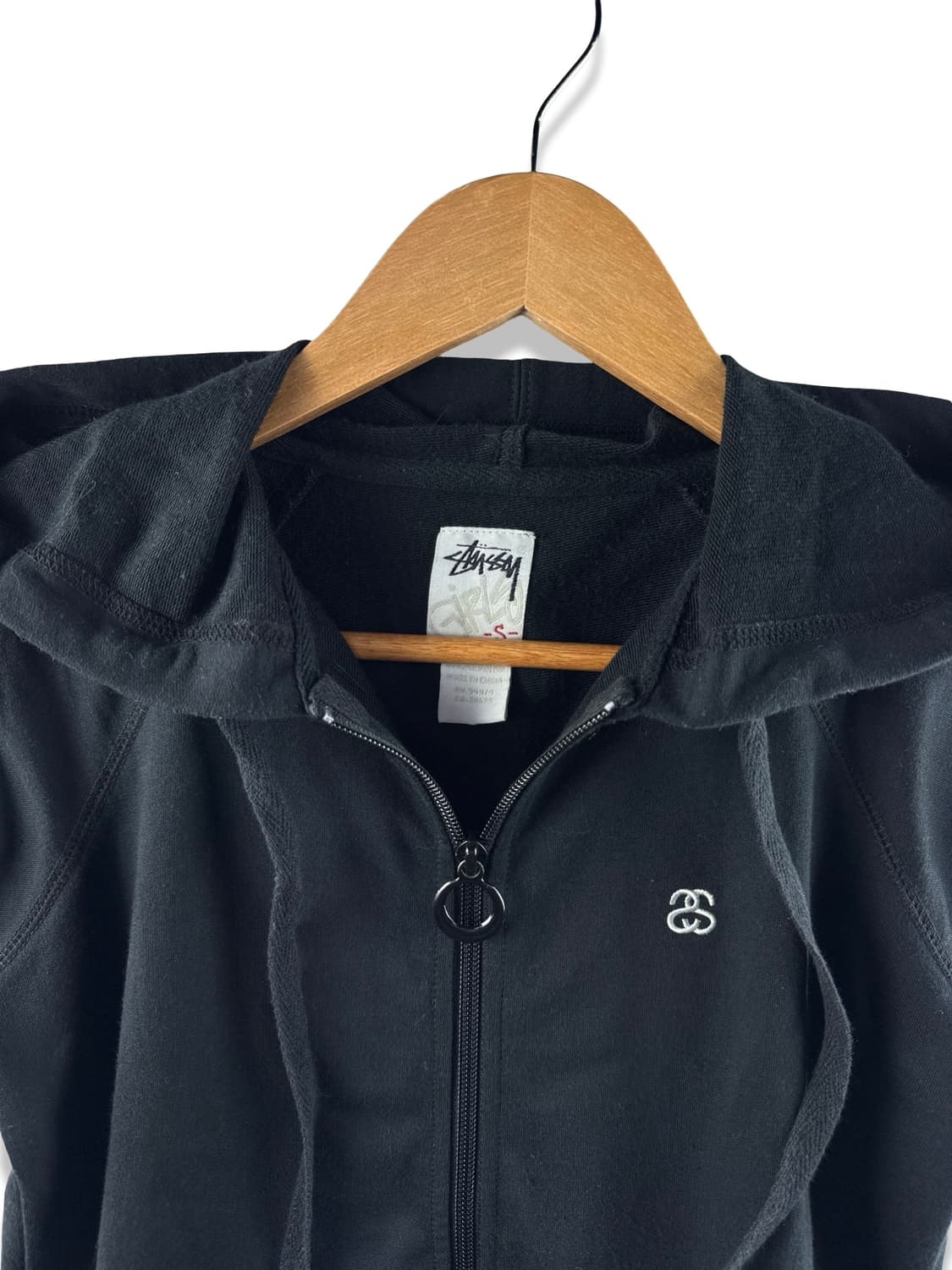 스투시 샤넬 SS로고 딱붙 반팔후드집업1837 상품이미지3