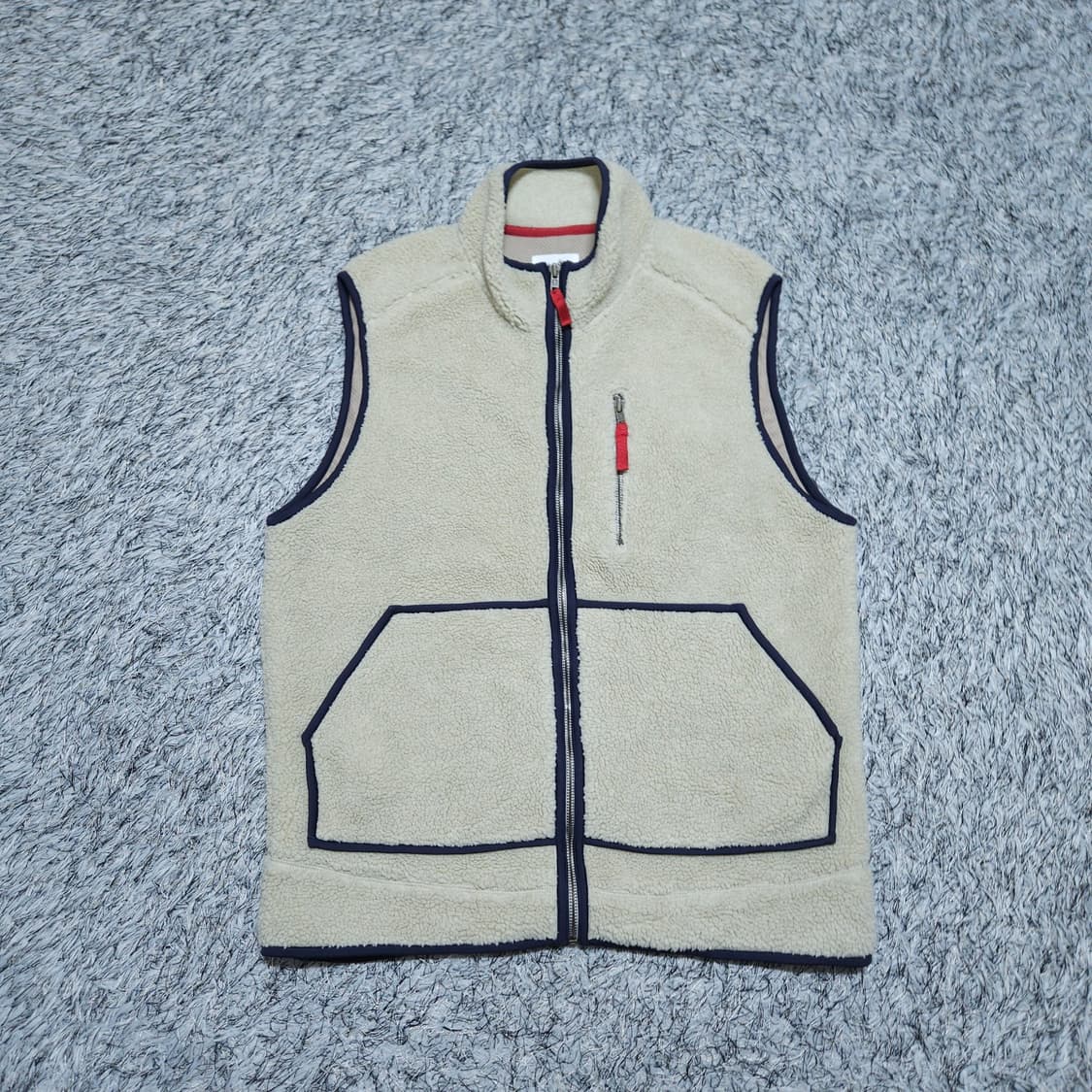 스튜디오톰보이) L 여자 뽀글이조끼 양털조끼 / 왕눈이샵 상품이미지1