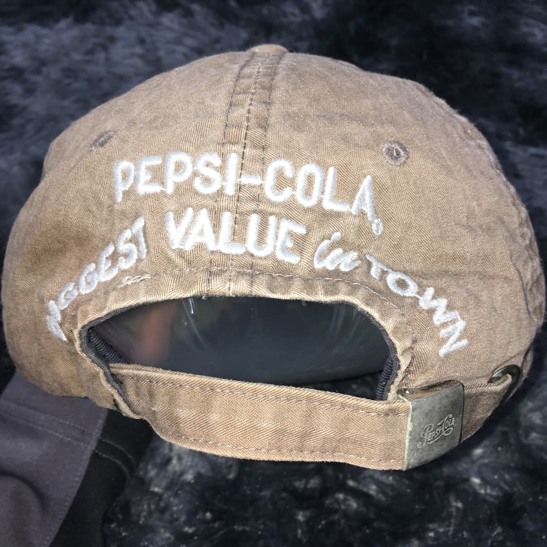 투티/0353 펩시 콜라 빈티지 Y2K 캡 빈티지 모자 브라운 패치 로고 상품이미지6