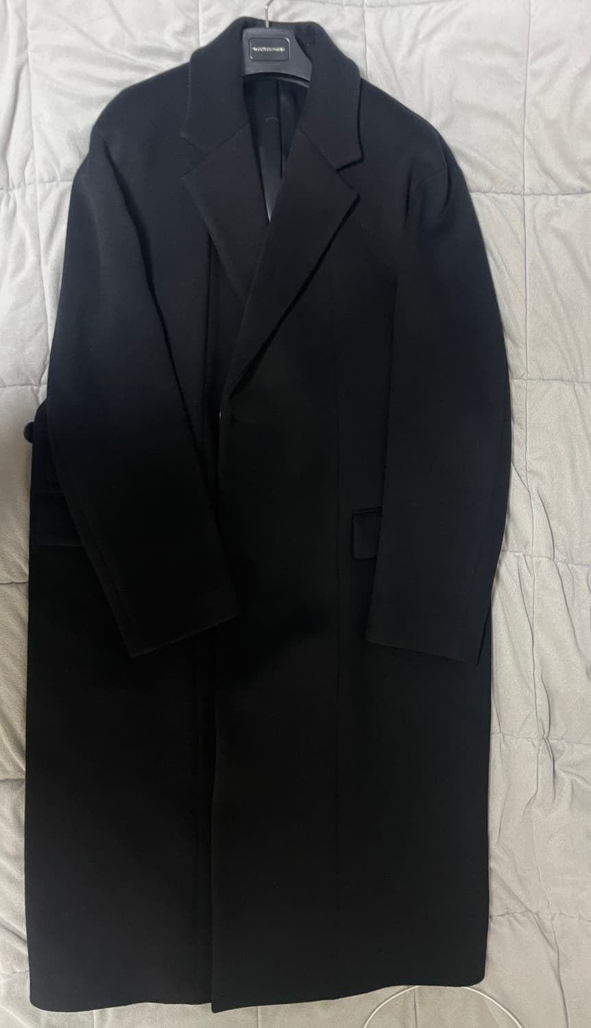 우영미 20fw 로브코트 블랙 상품이미지4