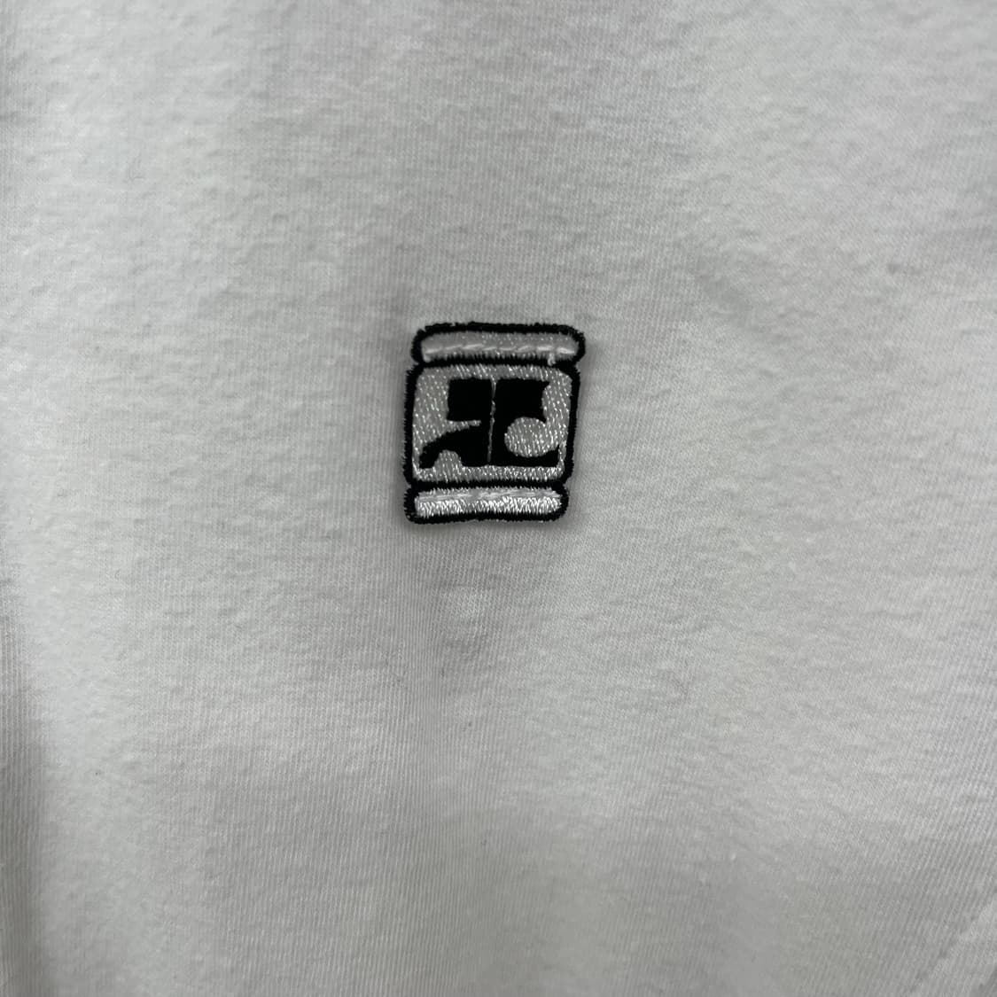 꾸레쥬 화이트 여성 집업 자켓 여S 상품이미지4