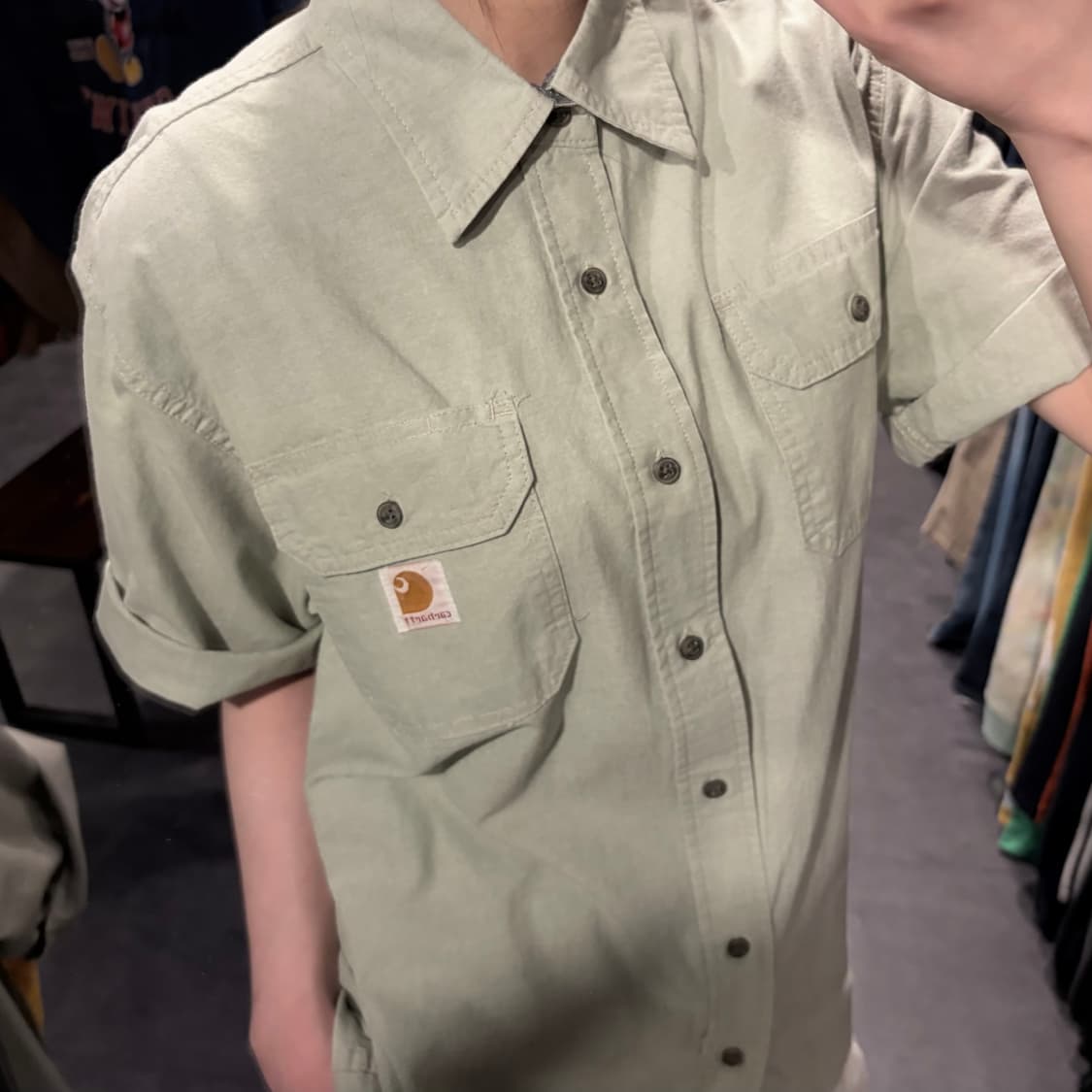 [IM] Carhartt 칼하트 반팔 셔츠 민트  상품이미지6