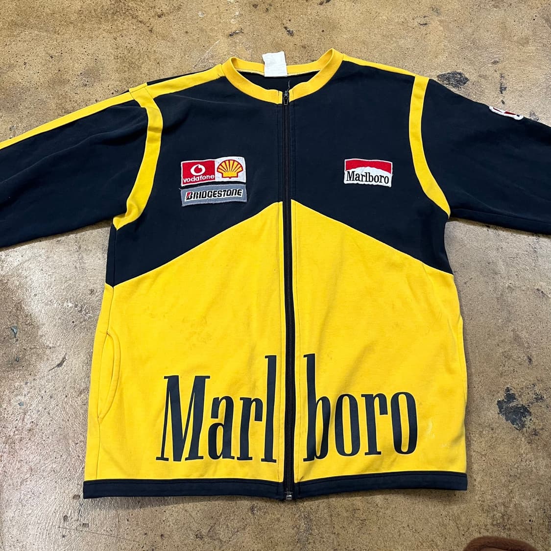 말보로 코튼 면 집업 져지 트랙탑 상품이미지3