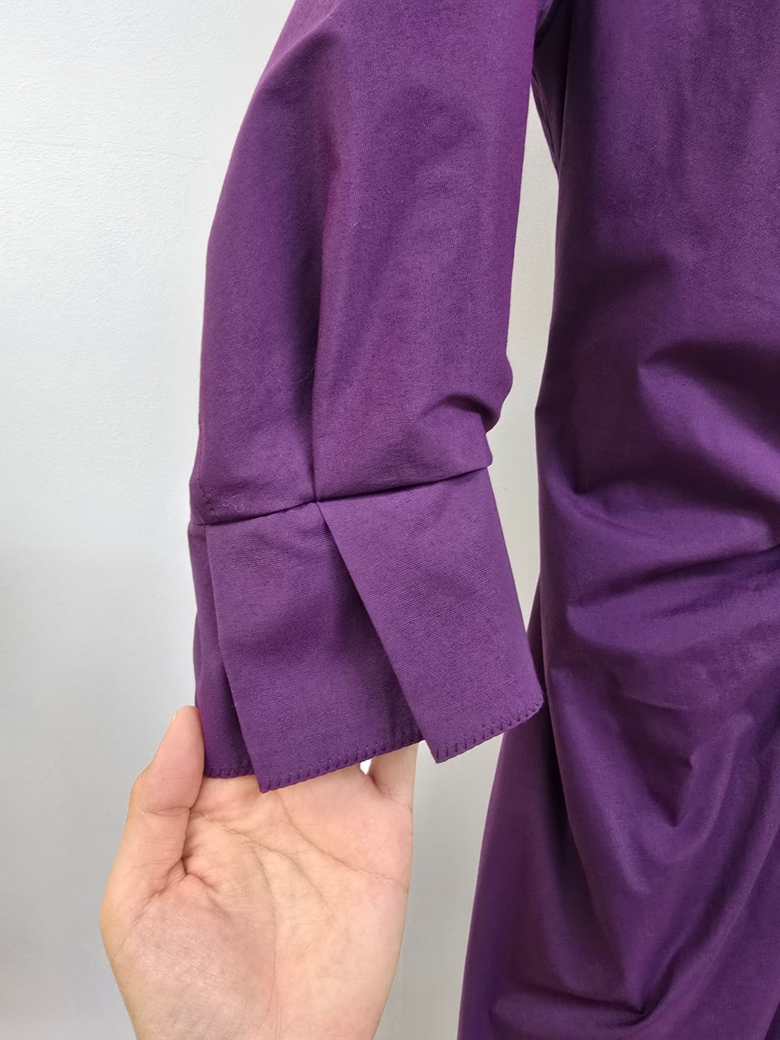 한섬 마인 진주벨티드 드레이프 플리츠 원피스 상품이미지3