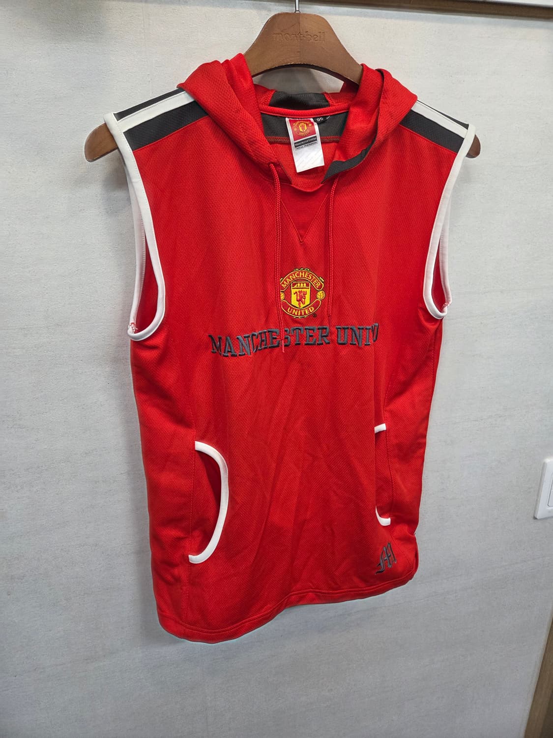 맨체스터 유나이티드 오피셜 기능성 후드조끼 베스트 m 상품이미지6