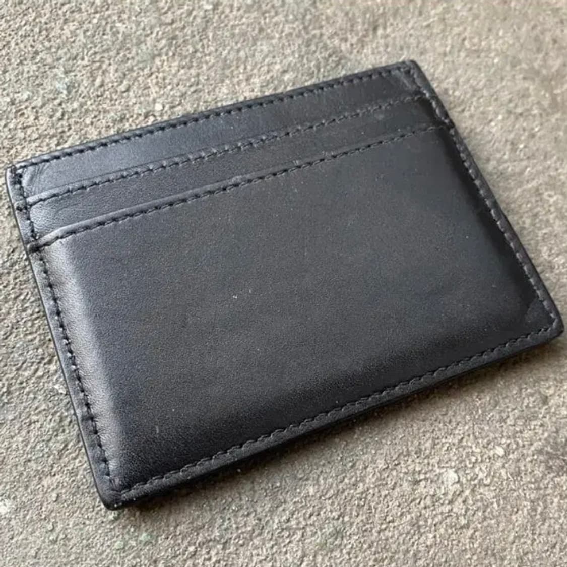 [정품]SAINT LAURENT 생로랑 로고프린팅 송아지가죽 카드지갑 상품이미지3