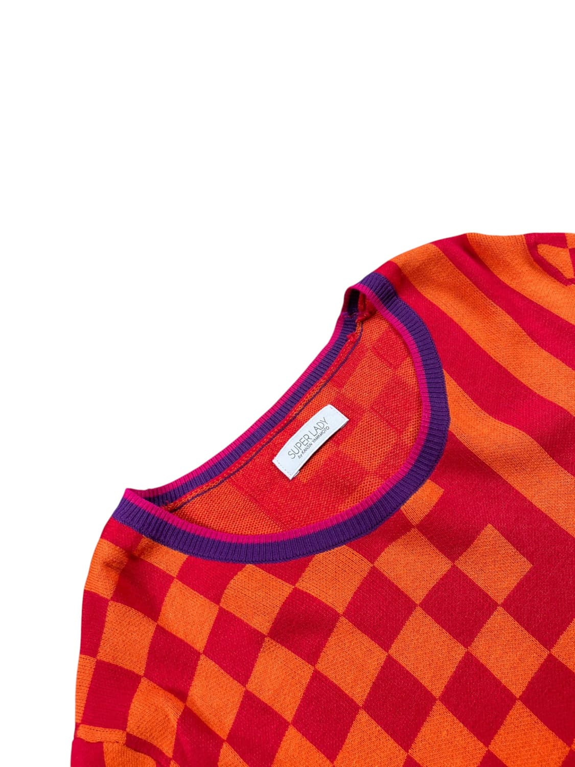 Kansai yamamoto 체크 패턴 니트  상품이미지2