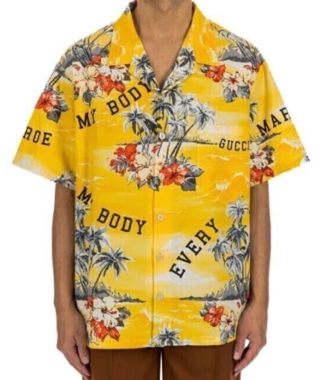 정품 구찌 하와이안셔츠 (48사이즈) 상품이미지1