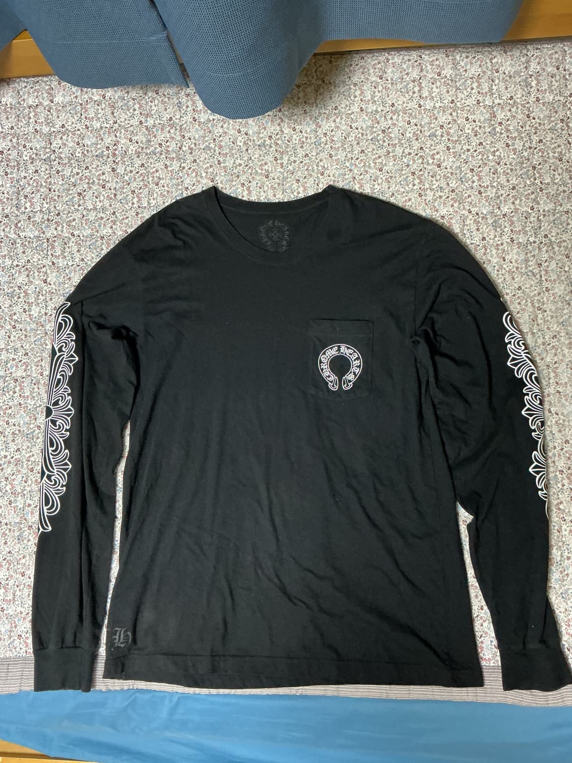 크롬하츠 홀스슈 플로랄 롱슬리브 사이즈 XL 상품이미지2