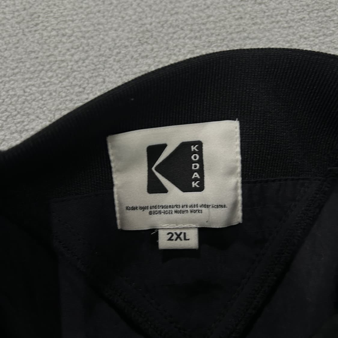 코닥 블랙 아노락 바람막이 점퍼 2XL 상품이미지2