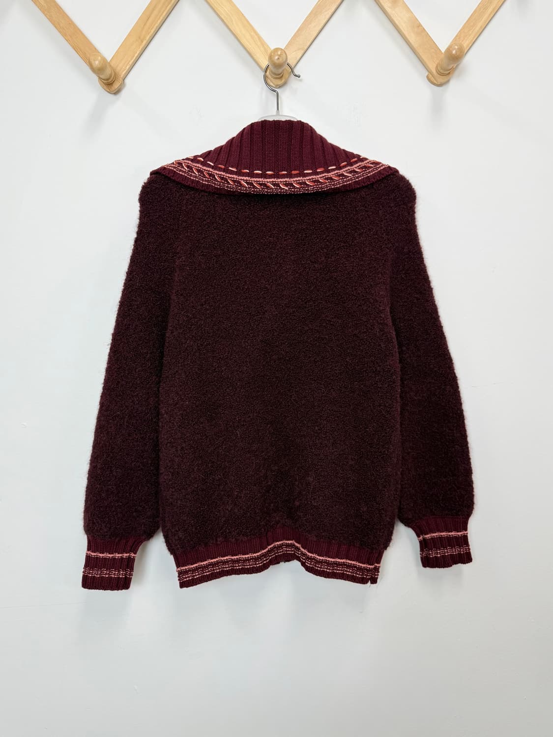 오즈세컨 울캐시미어 집업가디건 상품이미지2