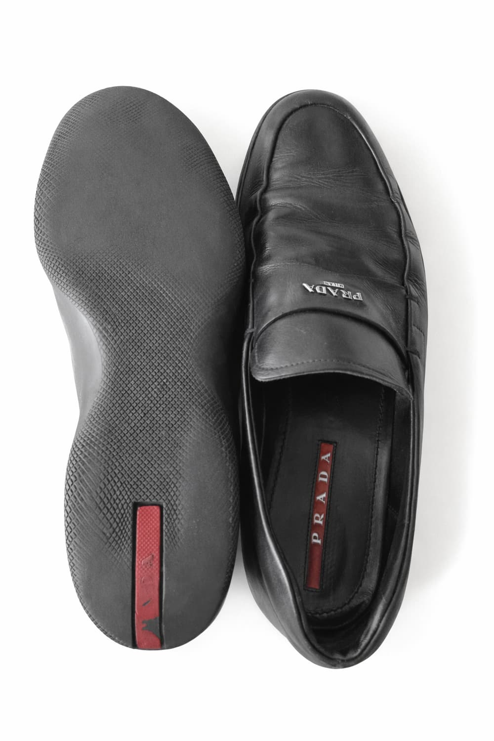 Prada Sports Black Leather Loafer UK8 상품이미지4