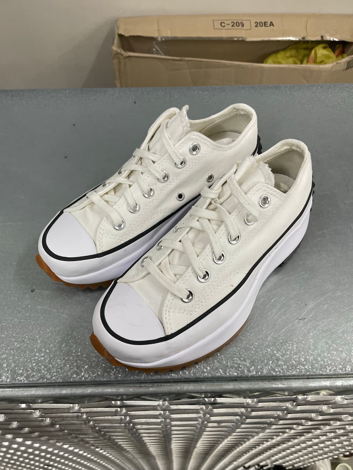 컨버스 런스타 하이크 OX 화이트 230 상품이미지2