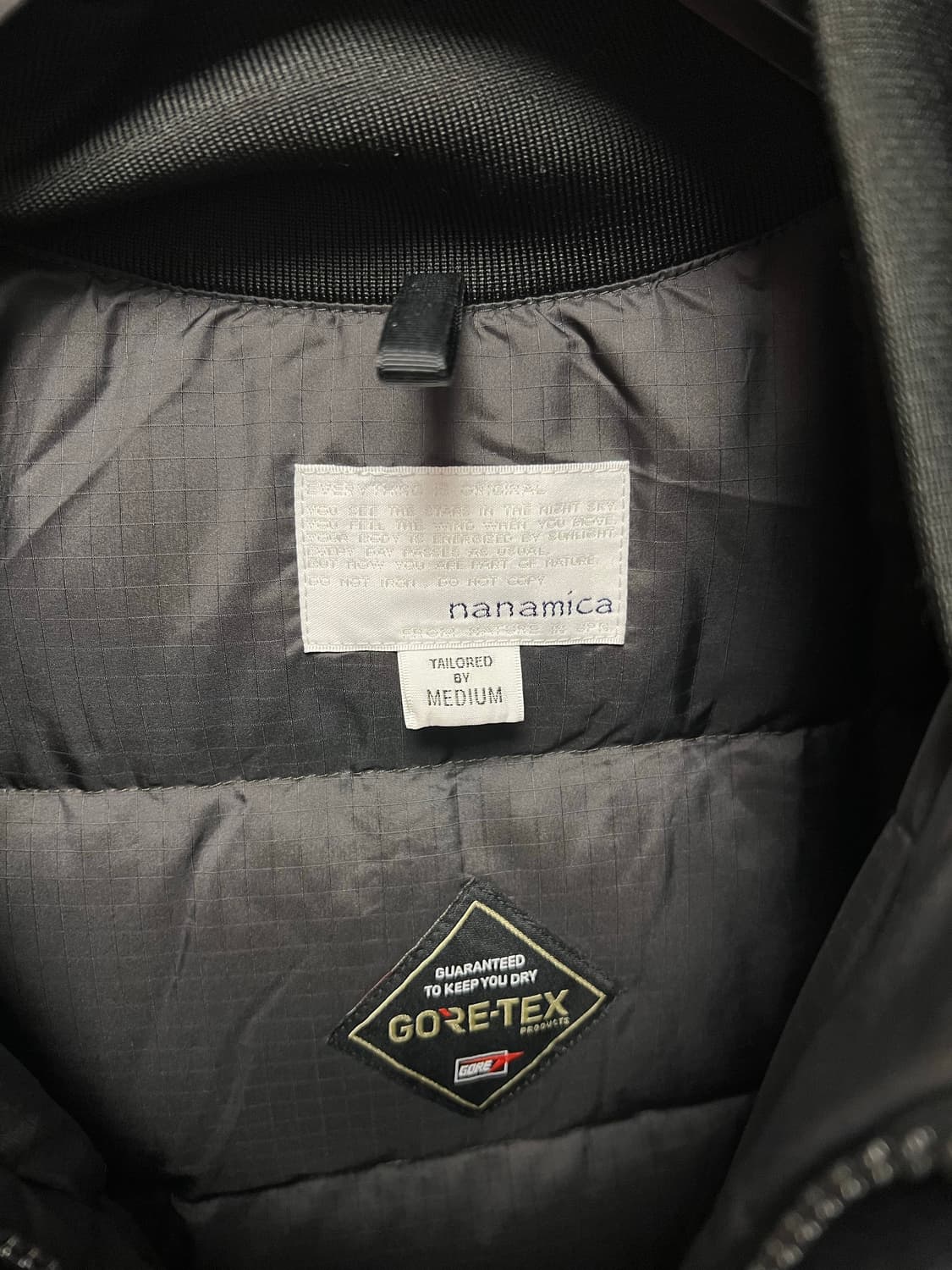 나나미카 고어택스 숏 다운자켓 상품이미지2