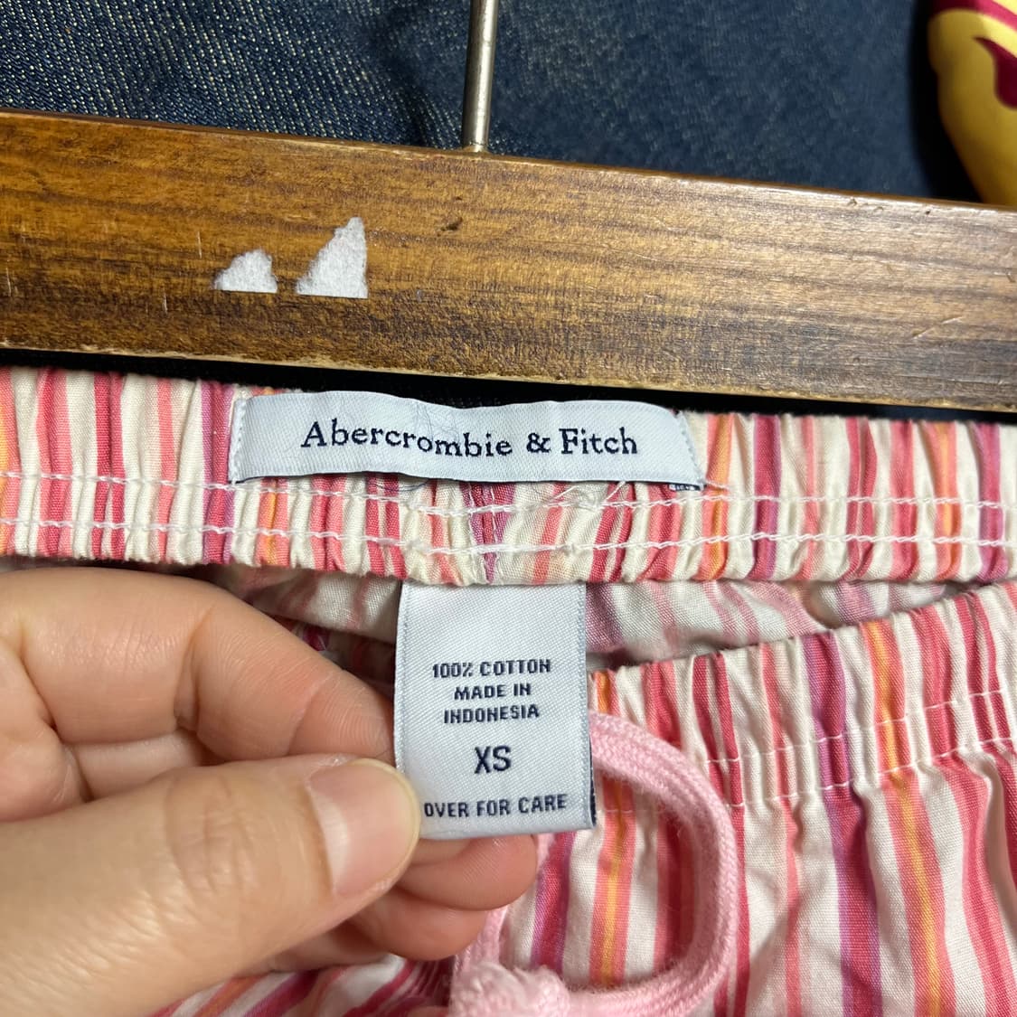 아베크롬비 앤 피치 스트라이프 파자마 바지 xs 상품이미지2