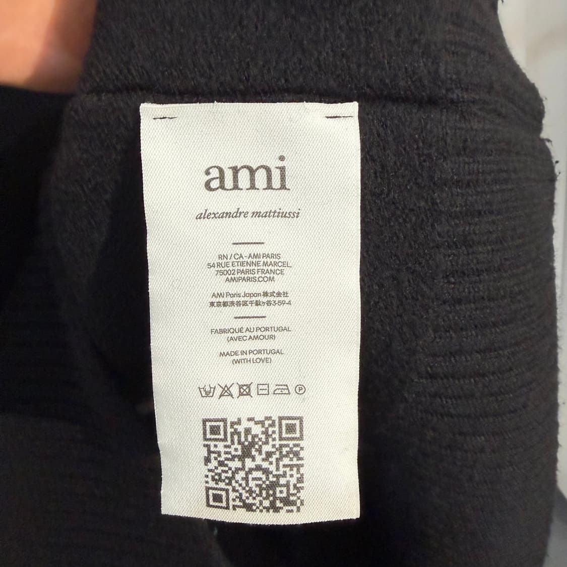 A+ / XL (105-110) 아미 빅 하트 로고 인타르시아 니트 신형 상품이미지4