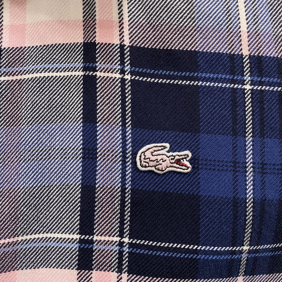 라코스테 라이브 체크 아노락 셔츠 원피스 상품이미지4