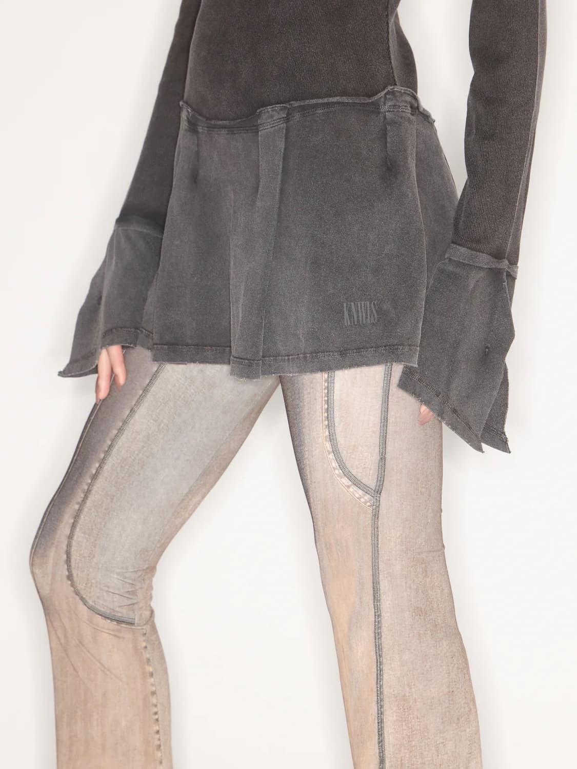 [XS,S]노울스 25fw BELLONA 워싱 드레스 상품이미지5
