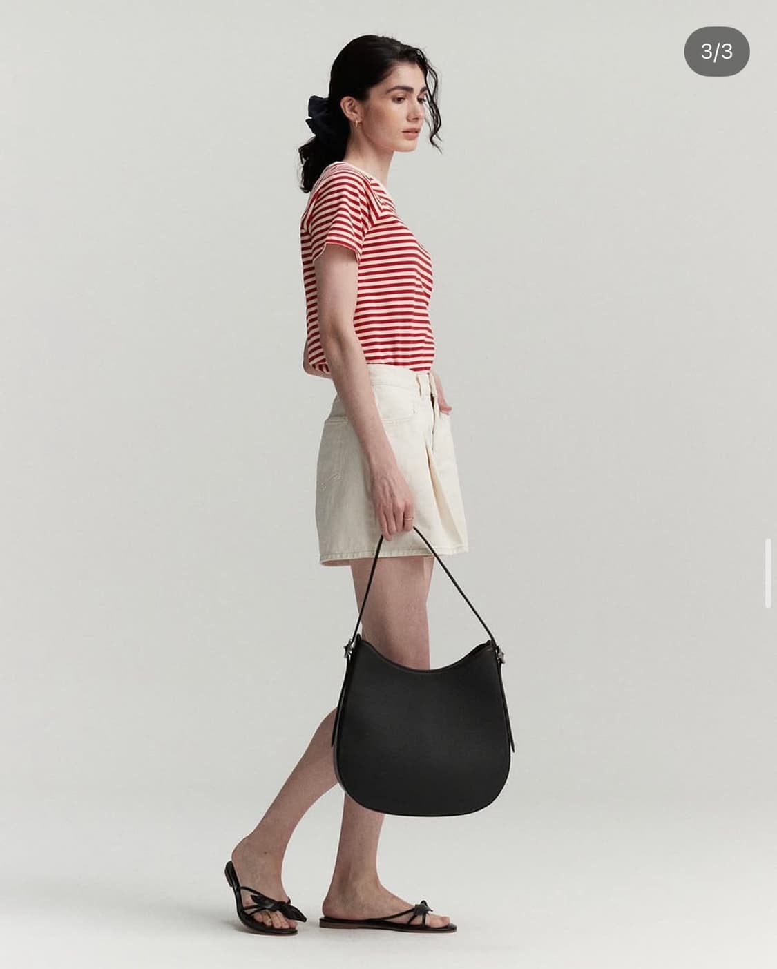 포유어아이즈온리 Cecil Ribbon Sandal 블랙 240사이즈 상품이미지2