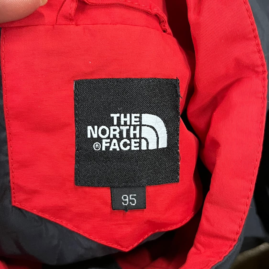 [정품/M] 노스페이스 바람막이 네이비 레드 b10 상품이미지5