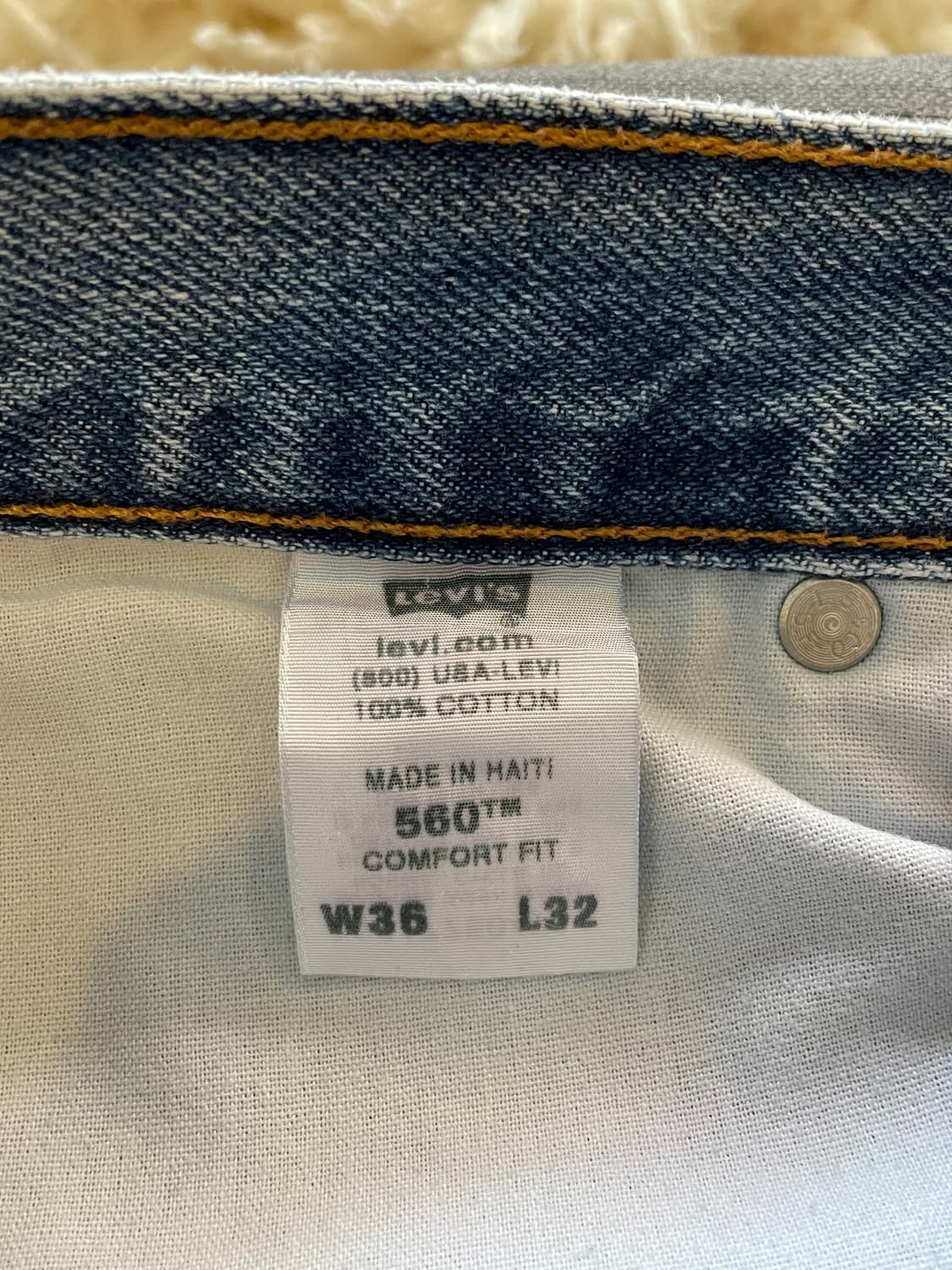 리바이스 560 데님 팬츠 상품이미지3