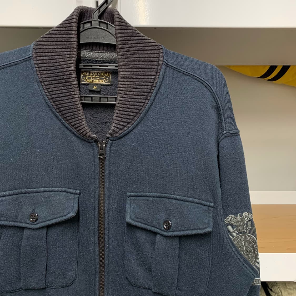 [M] 폴로 진스 랄프로렌 4포켓 코튼 블루종 자켓 상품이미지1