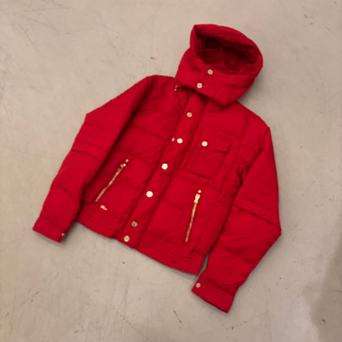 폴로 랄프로렌 골프 덕다운 레드 패딩 상품이미지1