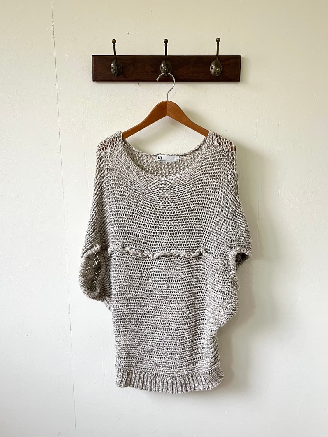 SLY 오트밀 스웨터 상품이미지1