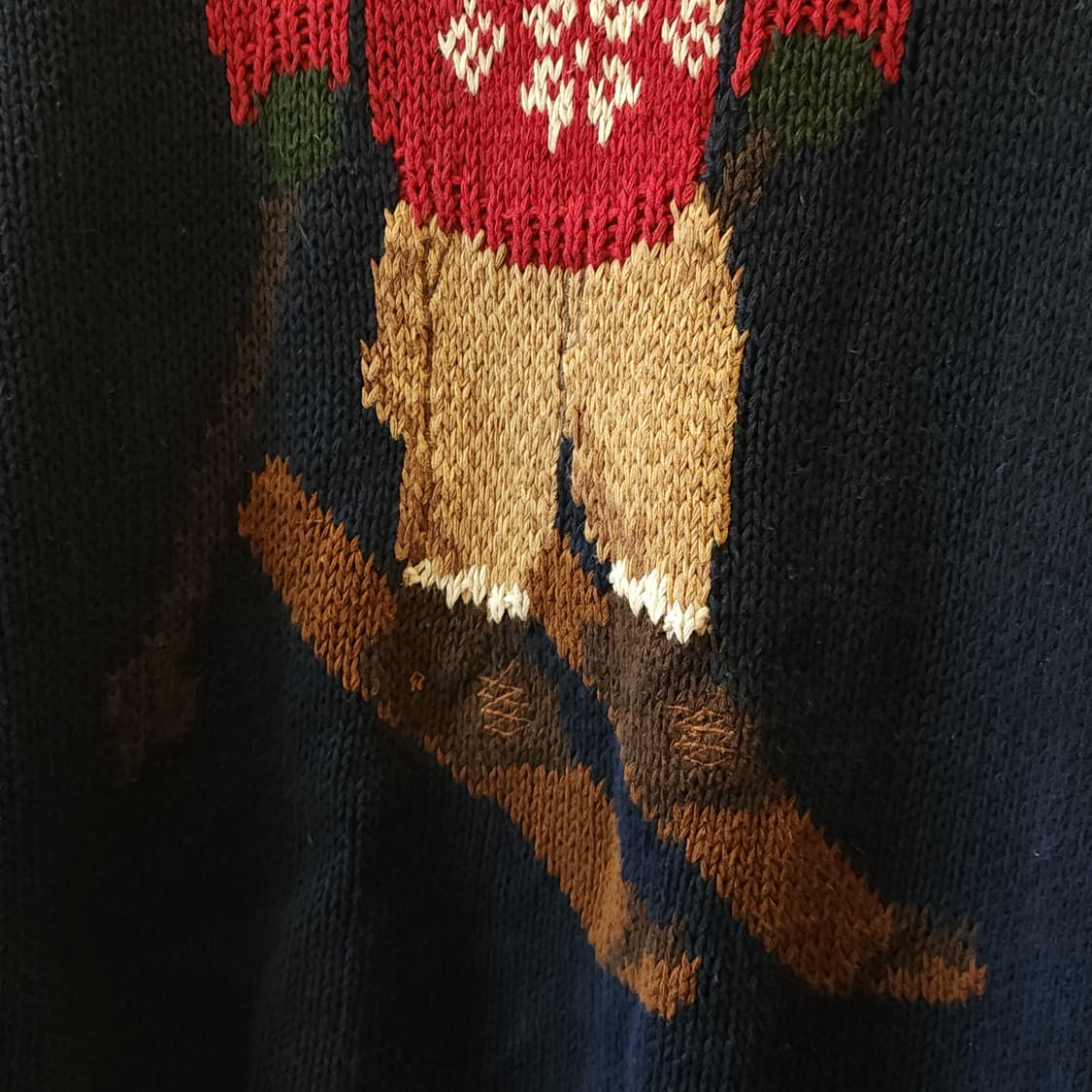 90s 폴로 랄프로렌 베어 핸드니트 L 상품이미지8