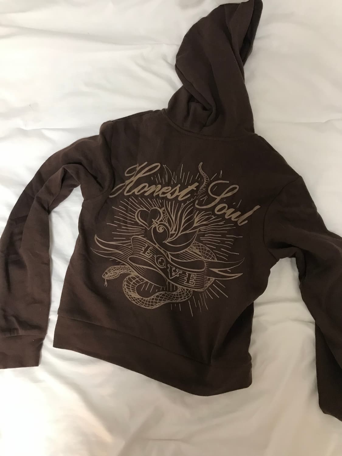 H&M 브라운 후드집업 상품이미지1