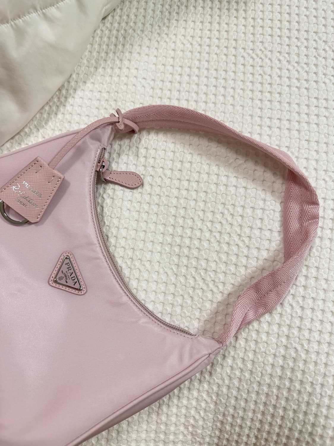 프라다 리나일론 리에디션 2000 미니백 앨러배스터 핑크 상품이미지6