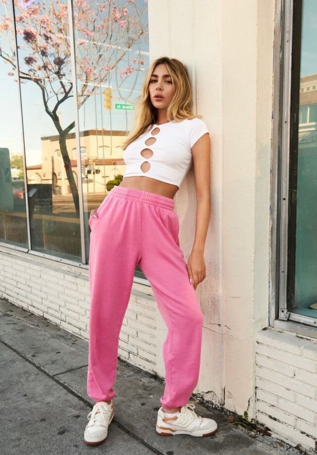 ZARA 자라 기모 조거 팬츠 핑크, 자라 기모 밴딩 팬츠 상품이미지1