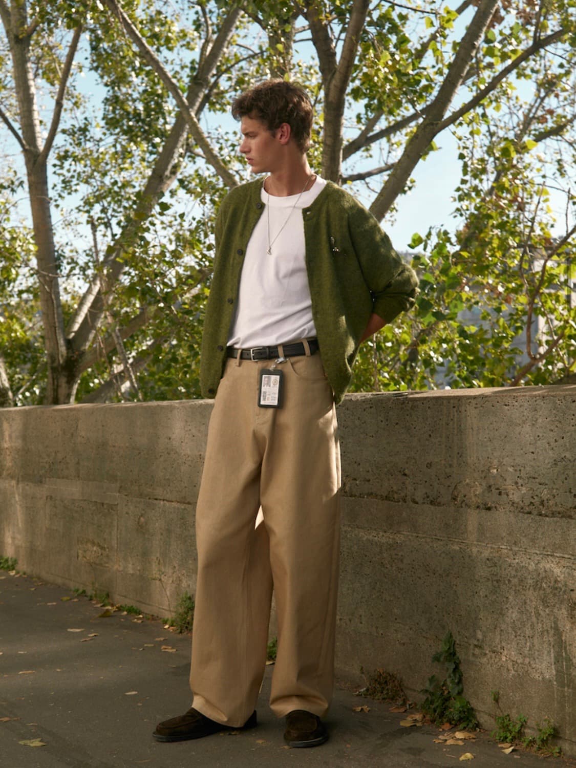 STU 와이드 코튼 팬츠 베이지 S 상품이미지2