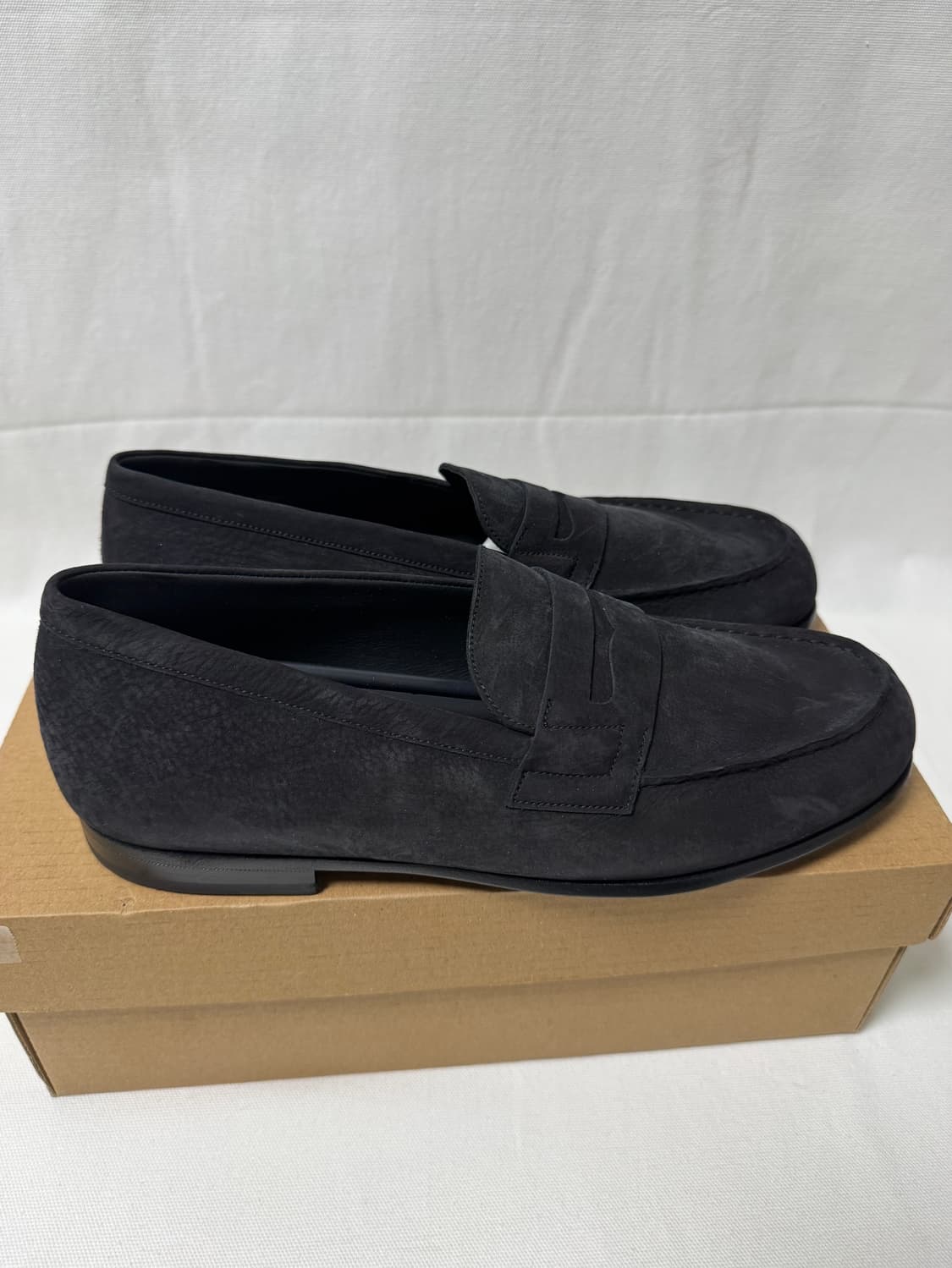 JMWeston 제이엠웨스통 블랙 누벅 로퍼 8D 상품이미지4