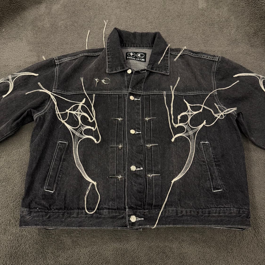 [정품/3] 떠그클럽 트라이벌 트리 데님 떠그 자켓 상품이미지2