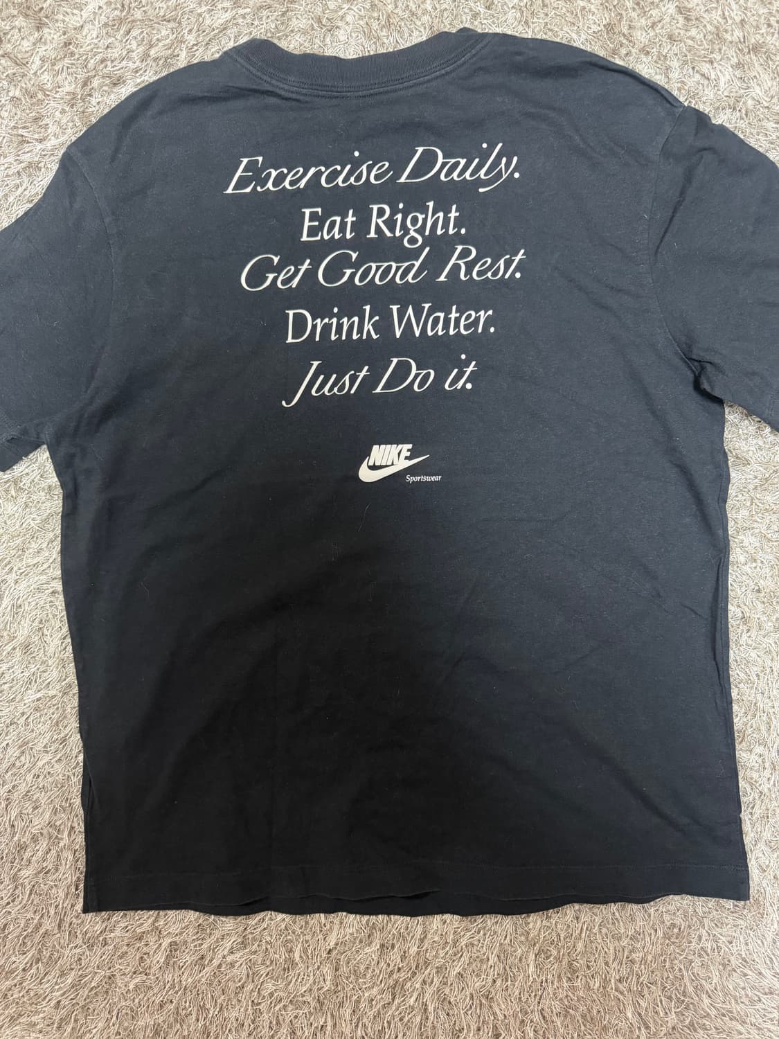 [90] 나이키 스포츠웨어 루즈핏 반팔티 블랙 상품이미지3