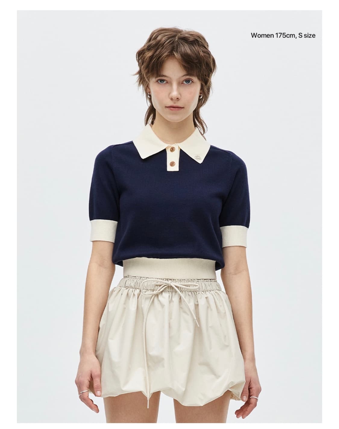 새상품) 팔렛 COLOR-BLOCK KNIT TOP 상품이미지2